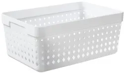 NHG Corbeille de rangement SEOUL ORGANIZER XL, blanc
