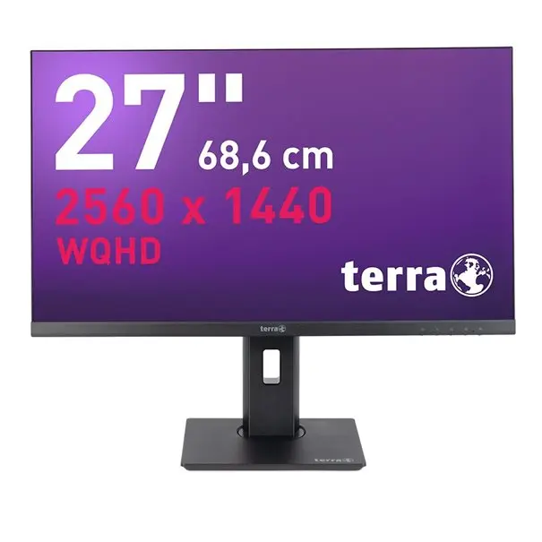 TERRA LCD/LED 2775W PV V3 2K IPS noir USB-C/DP/HDMI