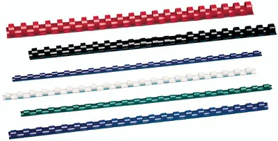 GBC Peigne à relier en plastique CombBind, A4, 8 mm, blanc