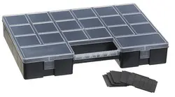 Plast team Boîte d'assortiment LUXOR HOBBY BOX, noir