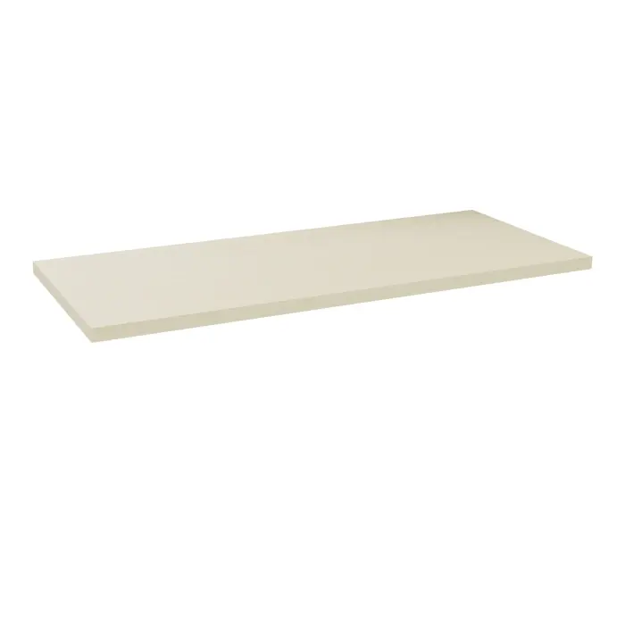 Top d’armoire en mélamine L. 100 cm décor érable blanc