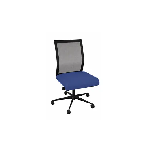 Siège Coach assise tissu Bondaï bleu marine dossier résille avec soutien lombaire mécanisme synchrone confort