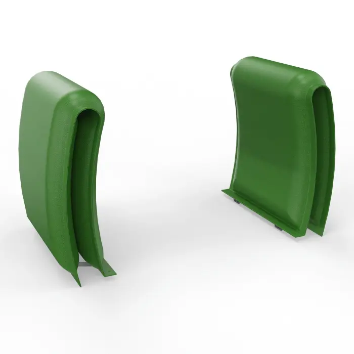 Lot de 2 accoudoirs tissu Step bambou pour assise Anouk