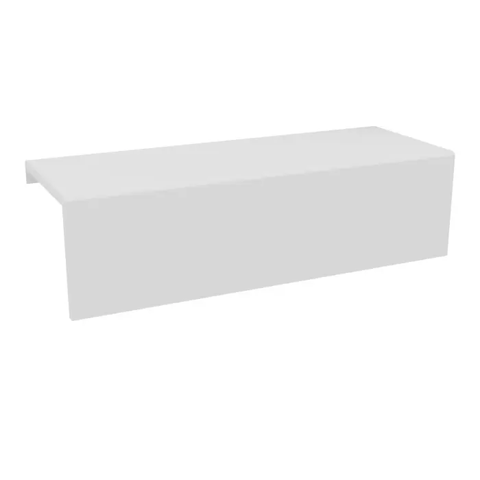 Sur-tablette Guest L. 100 cm neutre finition blanc