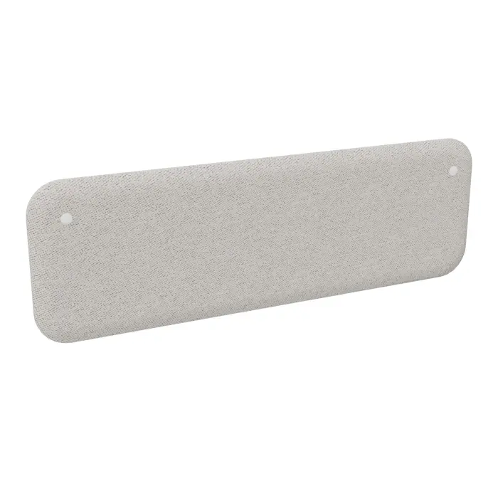 Re-Source panneau Solange frontal-latéral H. 40 cm x L. 120 cm tissu tissu Chili Beige chiné