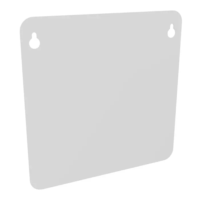 Tableau magnétique pour cloison Solange L. 275 x H. 275 x Ep. 10 mm - métal lisse blanc