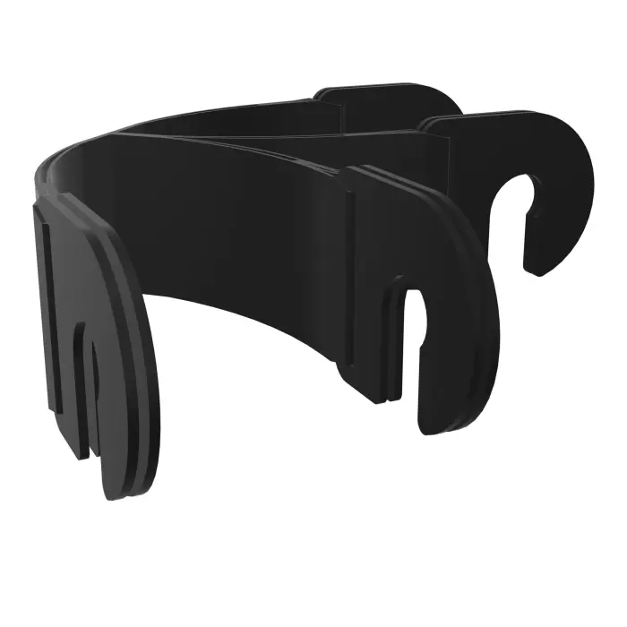 Kit de liaison unitaire Solange pour panneau écran noir
