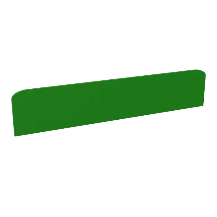 Panneau écran frontal Twins ép. 25 mm L. 200 x H. 40 cm tissu Step bambou