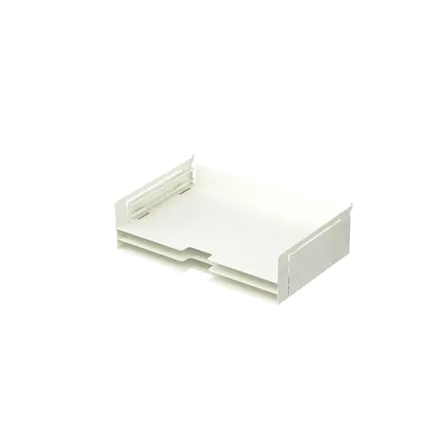 Bac à courrier départ Pueblo blanc L. 33,5 x P. 22 x H. 5 cm