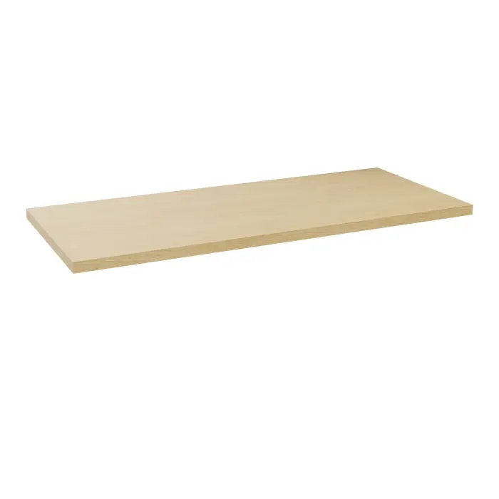 Top d’armoire L. 100 cm décor mélamine Chêne naturel