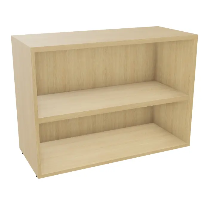 Armoire mélamine Armand 1 tablette H. 73,5 x L. 100 x P. 43,2 cm top structurel sans portes finition mélamine Chêne naturel