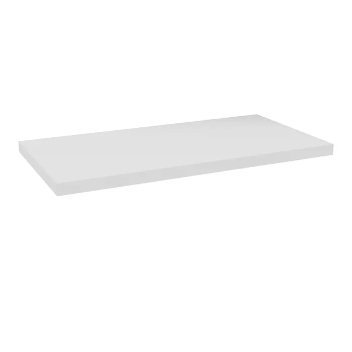 Tablette métallique Armand L. 80 cm pour dossiers suspendus armoire mélamine L. 80 cm P. 43,2 cm métal lisse blanc
