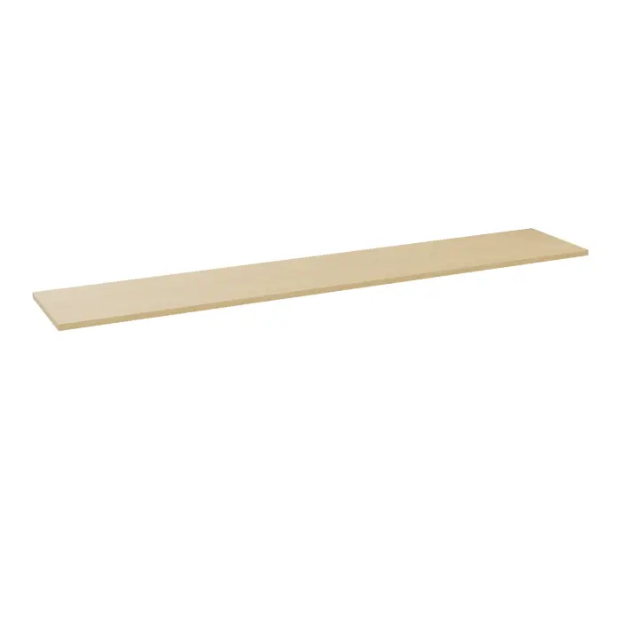 Dessus de finition W. 2400 mm pour 2 armoires mélamine L. 120 P. 43,2 cm mélamine Chêne naturel