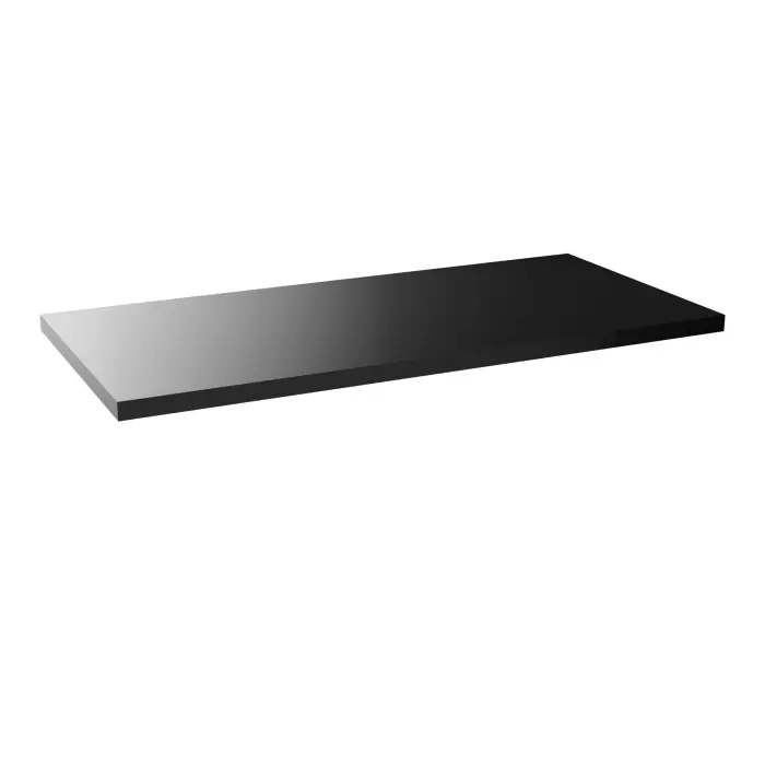 Tablette Navert supplémentaire L. 100 cm métal lisse noir