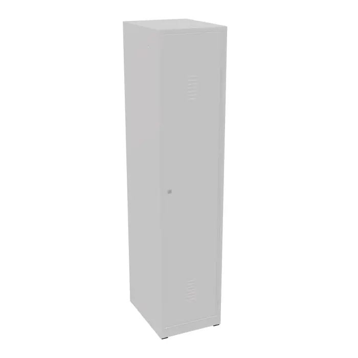 Vestiaire monobloc Industrie salissante 1 porte - corps gris porte gris