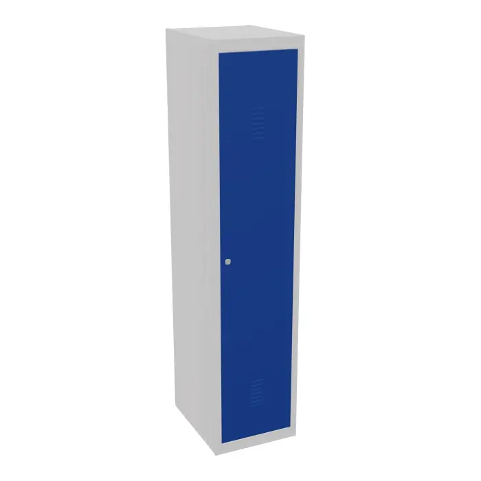 Vestiaire démontable Industrie salissante Suivant - L. 40 cm - corps gris porte bleu