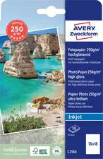AVERY Zweckform Papier photo Inkjet PREMIUM, 13 x 18 cm