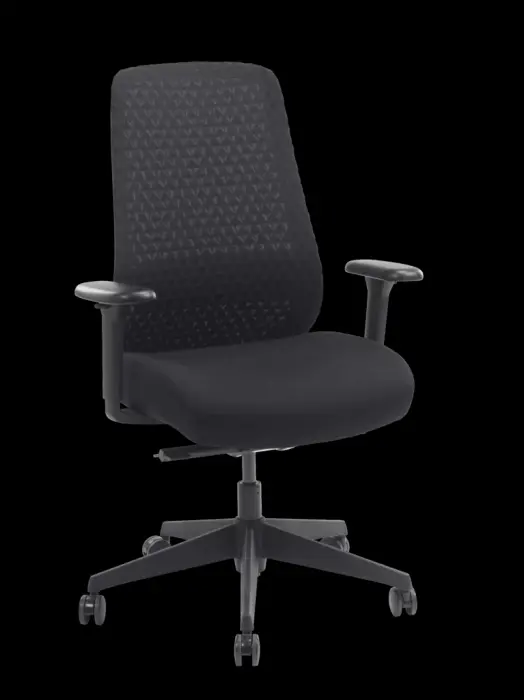 Dossier tissu tendu 3D
Soutien lombaire réglable
Accoudoirs 3D
Translation d'assise
Réglage de tension automatique
Pied nylon