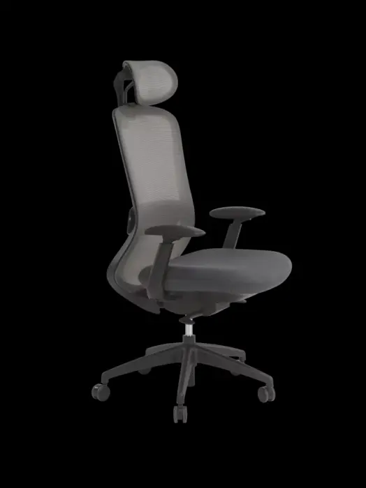 Têtière réglable en hauteur et en inclinaison
Dossier filet gris
Support lombaire réglable en hauteur
Assise avec mousse à mémoire de forme, épaisseur 11 cm
Confort *
Réglage de tension automatique
Accoudoirs 4D « soft touch »
Translation d'assise
Lift Classe 3. Pied nylon