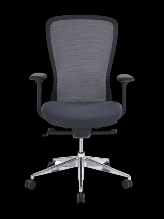 Tension réglable latéralement, anti-retour
Translation d'assise
Dossier filet noir uniquement
Accoudoirs réglables 4D manchettes soft touch
Coloris assise gris anthracite uniquement
Lift classe 4
Pied aluminium poli, roulettes Ø 60 mm