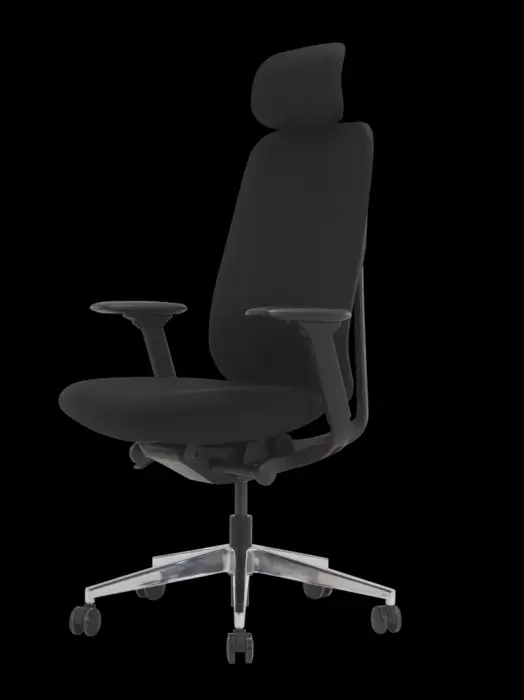 Dossier tissu tendu
Assise améliorée : + 20 mm de mousse haute densité
Support lombaire réglable en hauteur et en profondeur
Accoudoirs réglables 4D, « soft touch »
Translation d'assise
Tension réglable par manette, 6 intensités
Lift classe 4
Pied aluminium, roulettes 60 mm
Têtière en option
