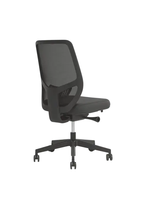 Fauteuil synchrone automatique Support lombaire réglable Dossier filet noir uniquement Translation d'assise