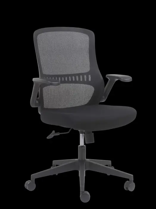 Dossier filet noir
Accoudoirs escamotables, réglables en 6 positions
Coloris assise noir uniquement non classé au feu
Lift classe 3
Tension réglable
Pied nylon
Roulettes diamètre 60 mm
