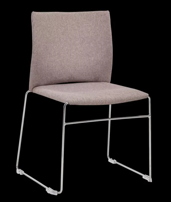 Assise et dossier en tissu 100 000 cycles
Piétement fil chromé
24 coloris disponibles sur commande