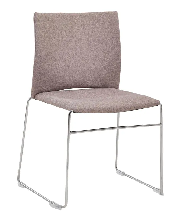 Assise et dossier en tissu 100 000 cyclesPiétement fil chromé24 coloris disponibles sur commande