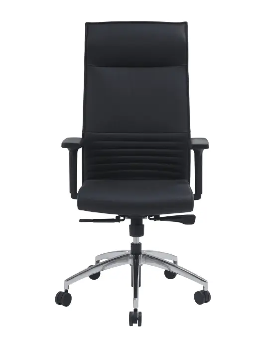 Fauteuil de Direction  Tension réglable, anti-retour Stock cuir fleur corrigée pigmentée noir uniquement Accoudoirs réglables 3DLift.