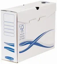Fellowes Boîte d'archives BANKERS BOX Basic (L)100 mm, bleu