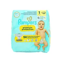 PAMPERS COUCHES PREMIUM PROTECTION N°1 (2-5 KG) 22PCS