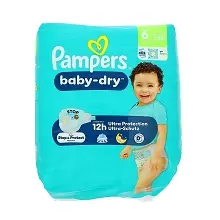 PAMPERS COUCHES BABY DRY N°6 (13-18 KG) 24PCS