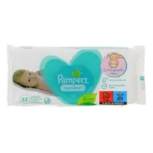 PAMPERS LINGETTES BEBE SENSITIVE 52PCS