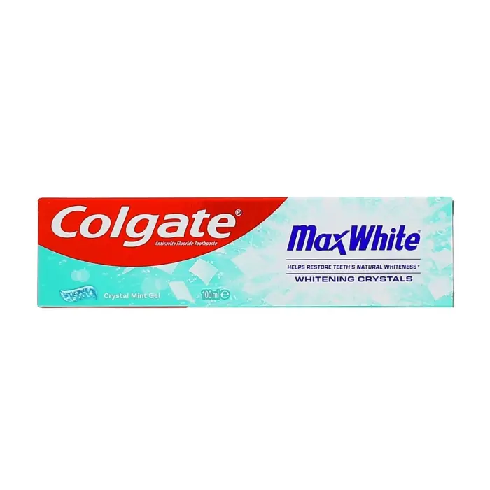 COLGATE DENTIFRICE MAX WHITE CRYSTAL MINT 100ML