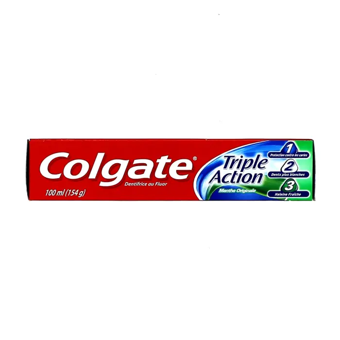 COLGATE DENTIFRICE TRIPLE ACTION MENTHE 100ML