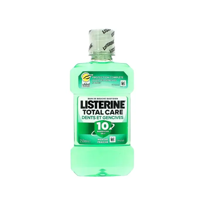 LISTERINE BAIN DE BOUCHE TOTAL CARE DENTS & GENCIVES MENTHE FRAICHE 250ML