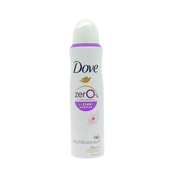DOVE DEODORANT SPRAY ZERO% CHERRY BLOSSOM 150ML