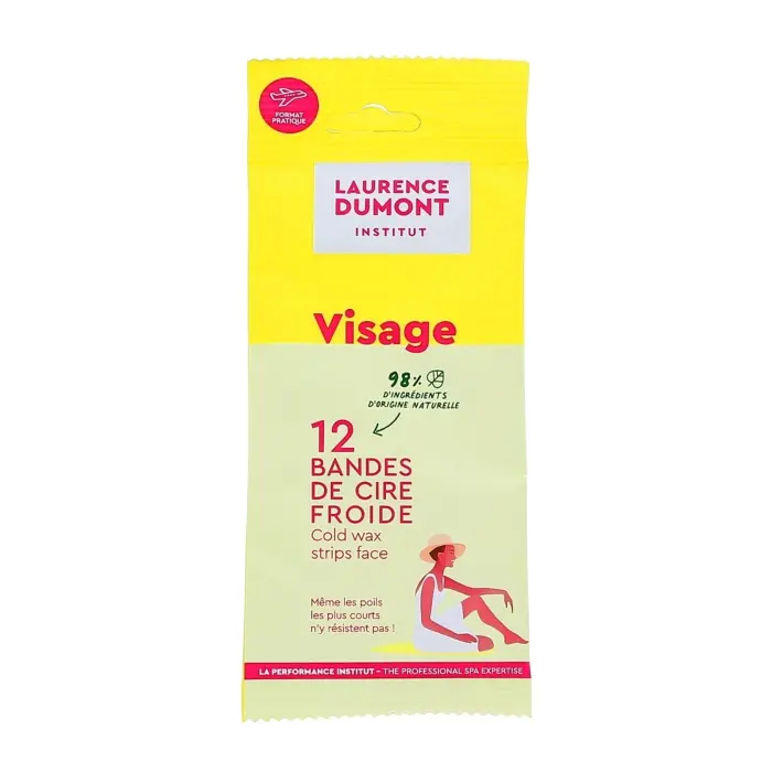 LAURENCE DUMONT BANDES DE CIRE FROIDE VISAGE 12PCS