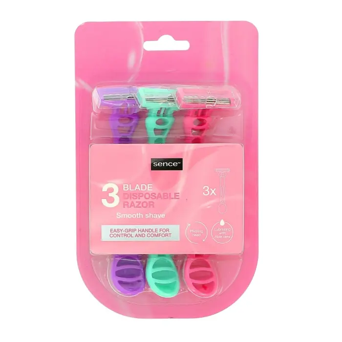 SENCE BEAUTY RASOIR POUR FEMMES TRIPLE LAMES 3PCS