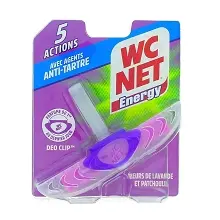 WC NET BLOC ENERGY 5 ACTIONS FLEURS DE LAVANDE&PATCHOULI 38G