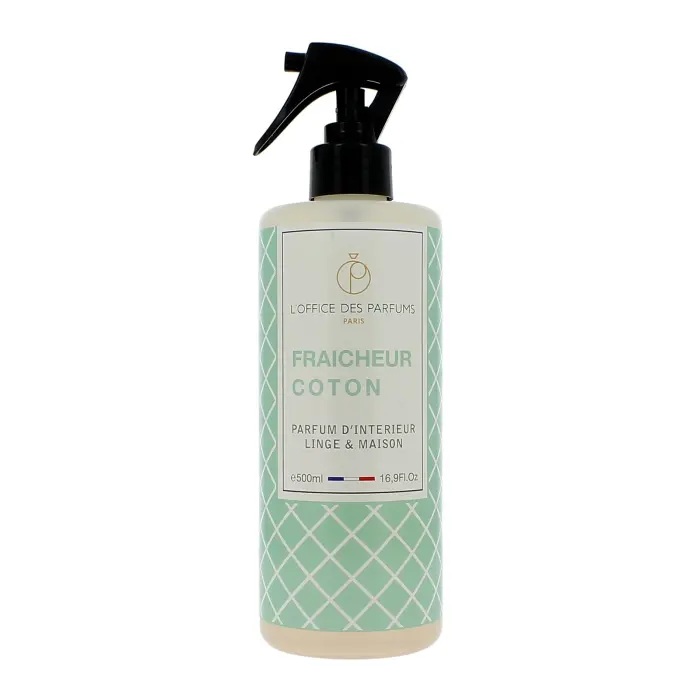 L'OFFICE DES PARFUMS PARIS PARFUM D'INTERIEUR FRAICHEUR COTON 500ML