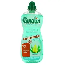 CAROLIN NETTOYANT MULTI-SURFACES ANTI-BACTERIEN SANS JAVEL EUCALYPTUS & ARBRES A THE 1L