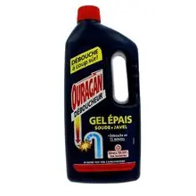 OURAGAN DEBOUCHEUR GEL EPAIS SOUDE + JAVEL 1L