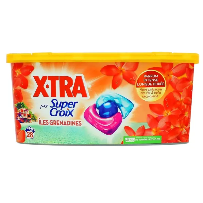 X-TRA PAR SUPERCROIX LESSIVE CAPS ILES GRENADINES 28 DOSES (336G)