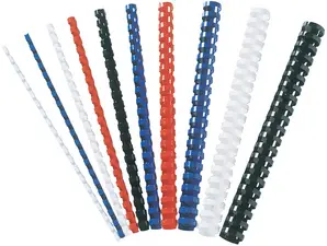 Fellowes Peigne à relier en plastique, A4, 6 mm, noir