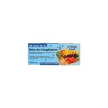 STERK HOME SACS CONGELATION 1L 18x25CM 40PCS