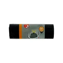LE LYNX HOME SACS POUBELLE AVEC POIGNEES COULISSANTES 50L x8