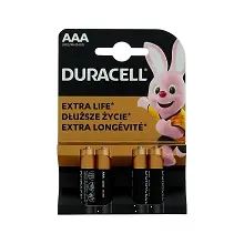 DURACELL EXTRA LIFE PILE AAA LR03/MN2400 x4