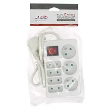 ARCOTEC BLOC 7 PRISES + INTERRUPTEUR